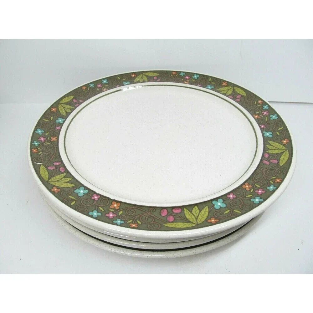 Franciscan Fashion Manor Montego Dinner Plates 10 3/8